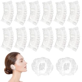 200 fundas desechables resistentes para los oídos para la ducha, tapas de plástico elásticas gruesas para lavado de cabello, tinte para el cabello, sp
