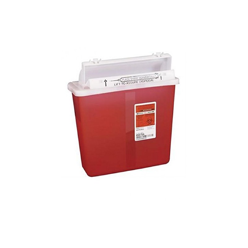 Cont Sharps RED 5QT EA/1 COVIDIEN