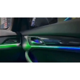 OPRAH 6 in 1 Symphony app Car Atmosphere Interior LED Acrylic Fiber Ambient Light RGB