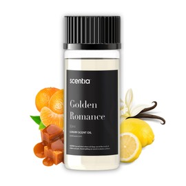 Golden Romance Diffuser Oil | Romantic Essential Aromatherapy Oil for Love and Date Night | Valentine Collection Oil | 50ml | 1.69 Fl Oz