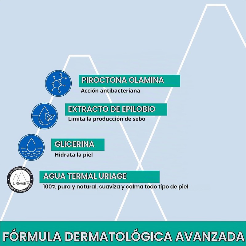 Gel Limpiador Uriage Hyseac 150ml – Controla grasa y purifica