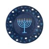 UPware 12 Piece Hanukkah Menorah Melamine Dinnerware Sets, Outdoor Dishes