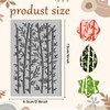 CHGCRAFT Bamboo Plant Leaves Clay Texture Mat Polymer Clay Molds