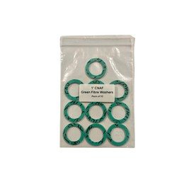 High Temperature Green Fibre Washer 1" - Pack of 10
