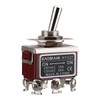 Baomain Toggle Switch DPDT ON/ON 2 Position 250VAC 15A 125VAC