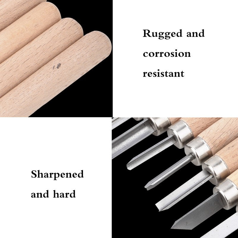16 Pcs Carving Knife High Speed Steel Woodworking Carving Engraving