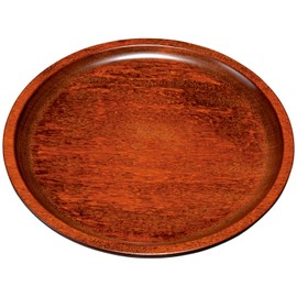 Nakanishi Kogei Kishu Coloring Book, Hollow Round Bon, Dish Shape, Tea Dyed, 9.4 inches (24 cm) 22-10-5A