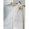 G-Promise All Metal 10 Inches Rainfall Shower Head with Handheld