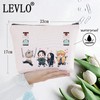 LEVLO Anime Cosmetic Bag Cosplay Gift Cartoon Make up Zipper