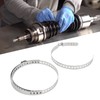 24Pcs CV Boot Clamp Kit Stainless Steel Universal Joint Bands