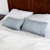 Simple&Opulence Linen Lumbar Pillow Covers 12x20 Inch Set of 2