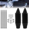 Inner Tie Rod Boot Kit, 8.66x2.36x2.36in Silicone Steering Rack Boot