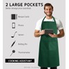 Syntus 2 Aprons, dunkelgrün