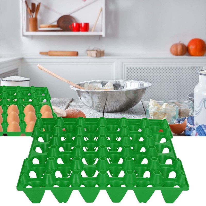 5 Pcs Egg Crates Egg Storage Containers Large Capacity 30