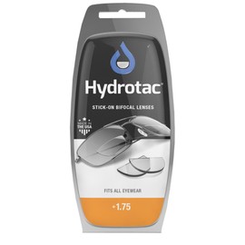 Inland UK +1.75 Hydrotac Stick-On Bifocal Reading Lenses, +1.75 Magnification, Universal Fit for All Eyewear