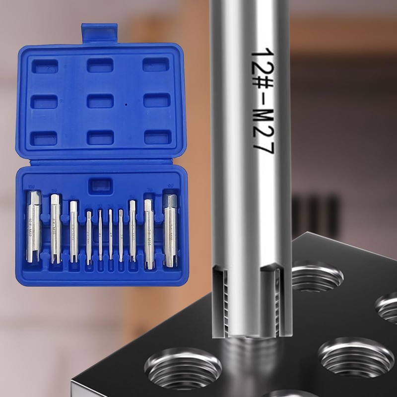 Friendship Tap and Die Set Screw Extractor Reverse Tap Remover