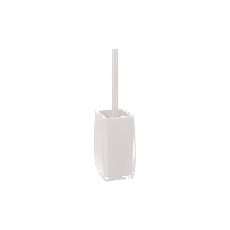 MSV Anzio Toilet Brush with Hygienic Container White