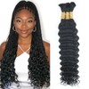 Human Braiding Hair for Boho Braids 110g 16 Inch 12A