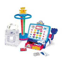 Casdon Build-A-Bear Workshop Shop & Checkout Set | Officially Licenced Build-A-Bear Play Set | Perfect For Roleplay For Children Aged 3+ | Includes Electronic Cash Register