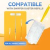 60 Pack Dusters Refills Compatible with Swiffer Duster Handle Models,