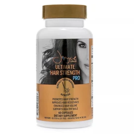 Joyce Giraud Ultimate Hair Strength Supplements 30-Day Supply, Scientifically Formulated to Reduce Hair Loss, 60 Capsules