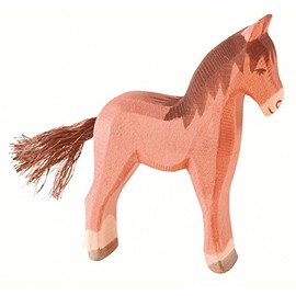 OSTHEIMER 11114 Fohlen braun aus Holz Höhe 10cm