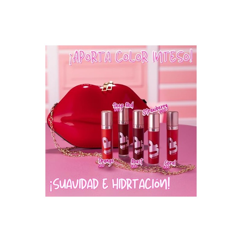 PINK UP, Ultimate, Labial de larga duración, Color intenso, Fórmula