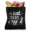 Cats Books Coffee Feline Cat Mom Pet Lover Tote Bag