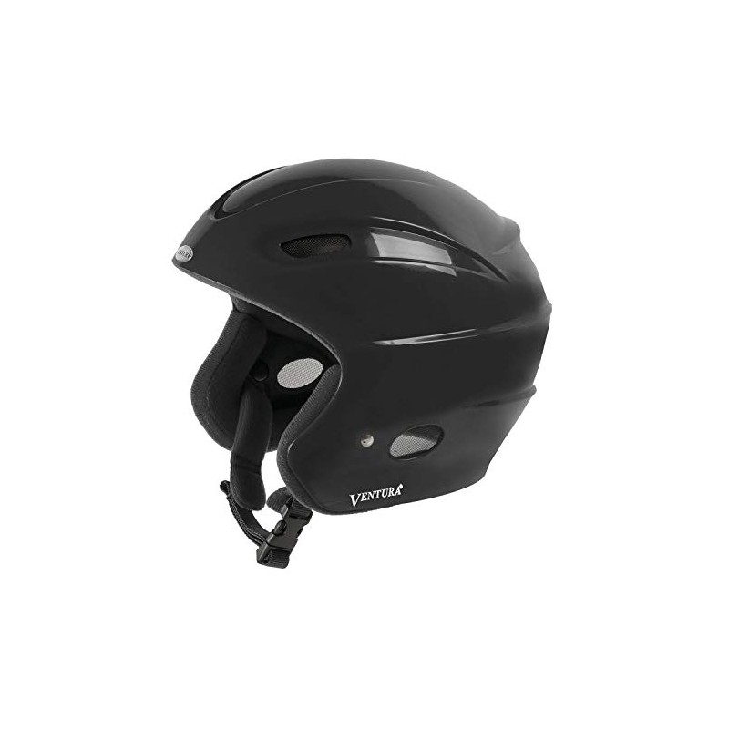 Ventura Skihelm Racing Star II Kids, Schwarz, 48-54 cm