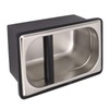 Tgoon Coffee Knock Box, Rubber Coffee Box with Removable Stainless
