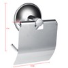 1Pc Stainless Steel Bathroom Toilet Wall Mounted Suction Paper Roll
