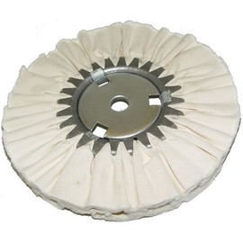 Magnate AWS12114 Soft Airway Buffing Wheel - 100% Cotton Sheet - 12" Diameter; 1-1/4" Hole Diameter