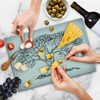 Lunarable Nature Cutting Board, Tree of Life Themed Majestic Hand