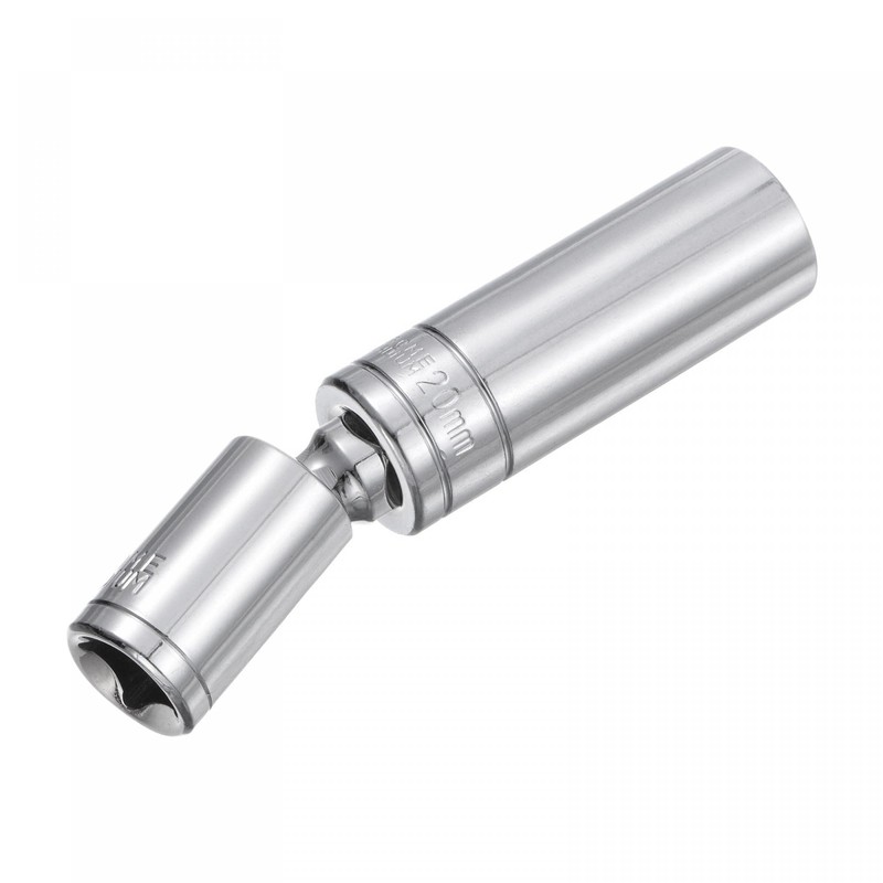 sourcing map Socket Accessory Set, 20mm Deep Socket 360° Rotatable