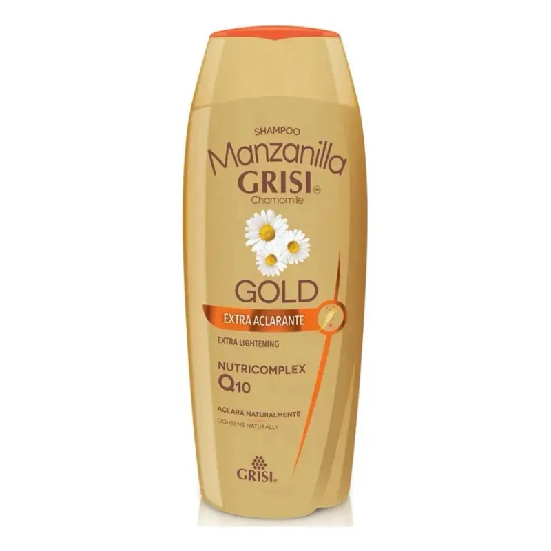 Shampoo Manzanilla Gold Extra Aclarante 400 Ml Grisi