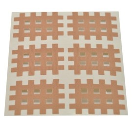 Kinseologie Tape 3.6 x 2.8 cm 10 Sheets Beige Cross Patches, Cross Tape