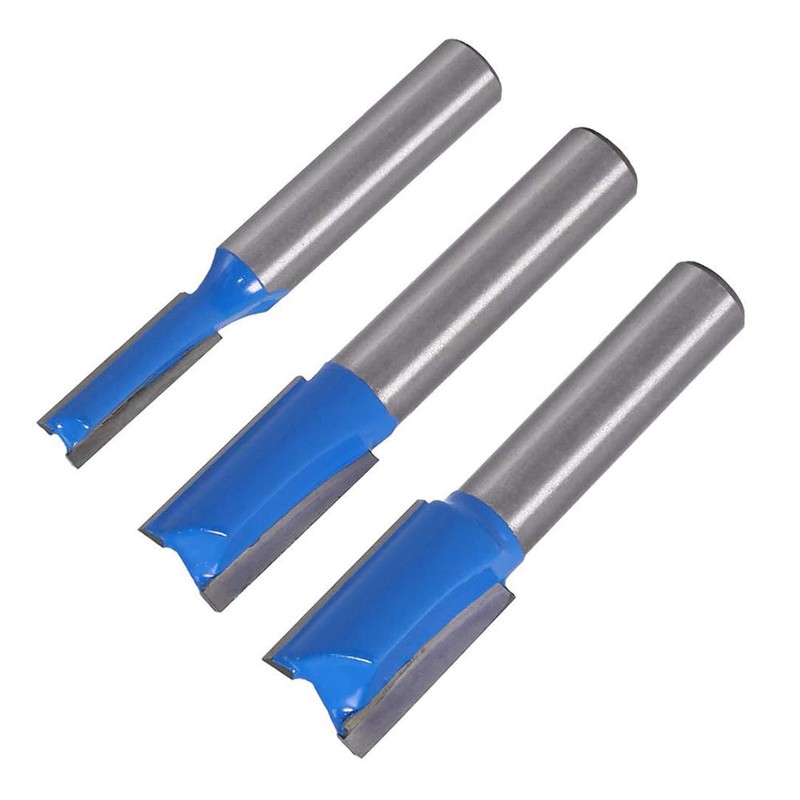 Shallho 7-Piece 8 mm Shank Groove Cutter Set, 6-20 mm