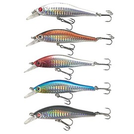 [orurudo Fishing] Shin King Minnow 9 cm 11.5 G 5 Colors Set Sea Bass Flounder and other sorutouxo-ta- Suitable for Saltwater 汽水 Freshwater fissingurua-setto Multi Case With qb100152
