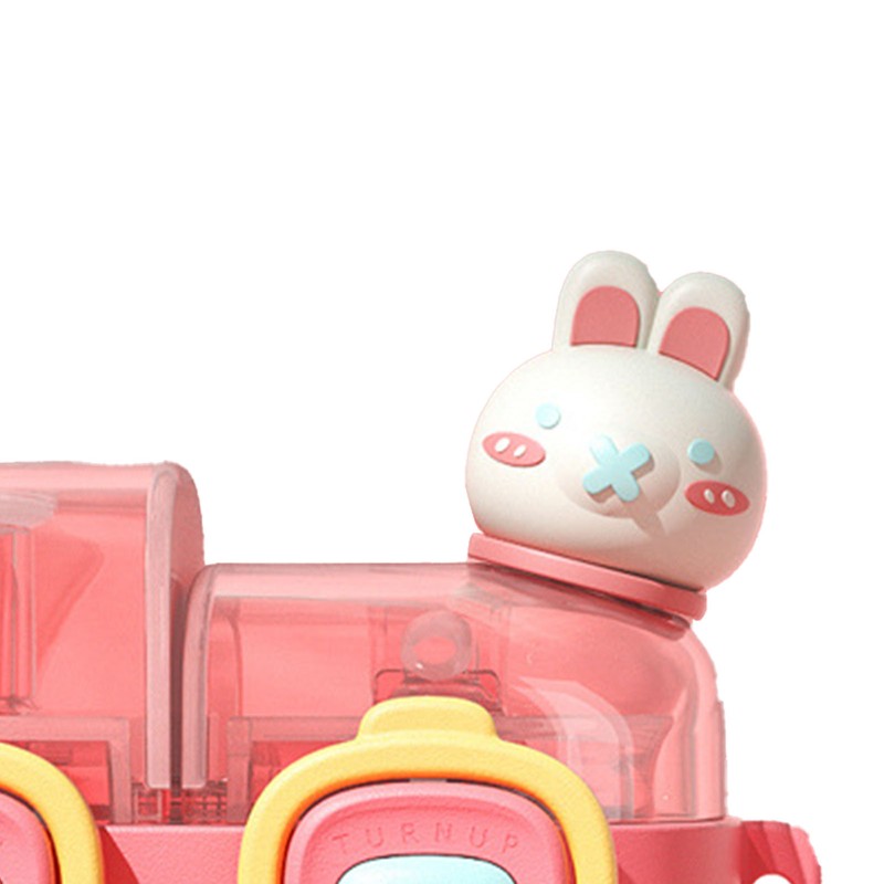 Kawaii Water Bottle Fashion Plastic Double Drinking Water Bottle with