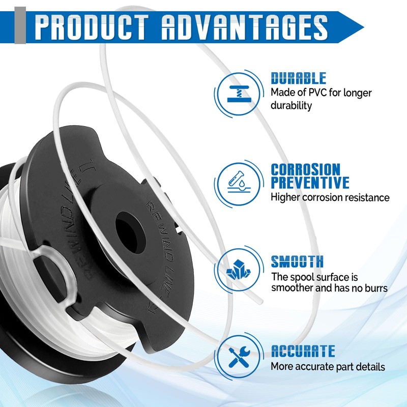 JAMSSOW Replacement thread spool GE-CT 18/28 Li, diameter 1.6 mm,