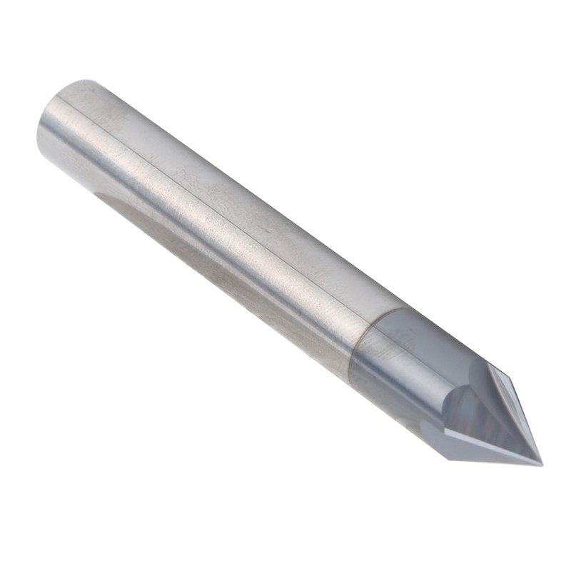 Chamfer End Mill 3 Flute 60° Milling Cutter Tungsten Steel