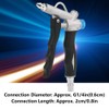Air Blow Gun, G1/4in Industrial Dust Cleaning Air Blower Gun