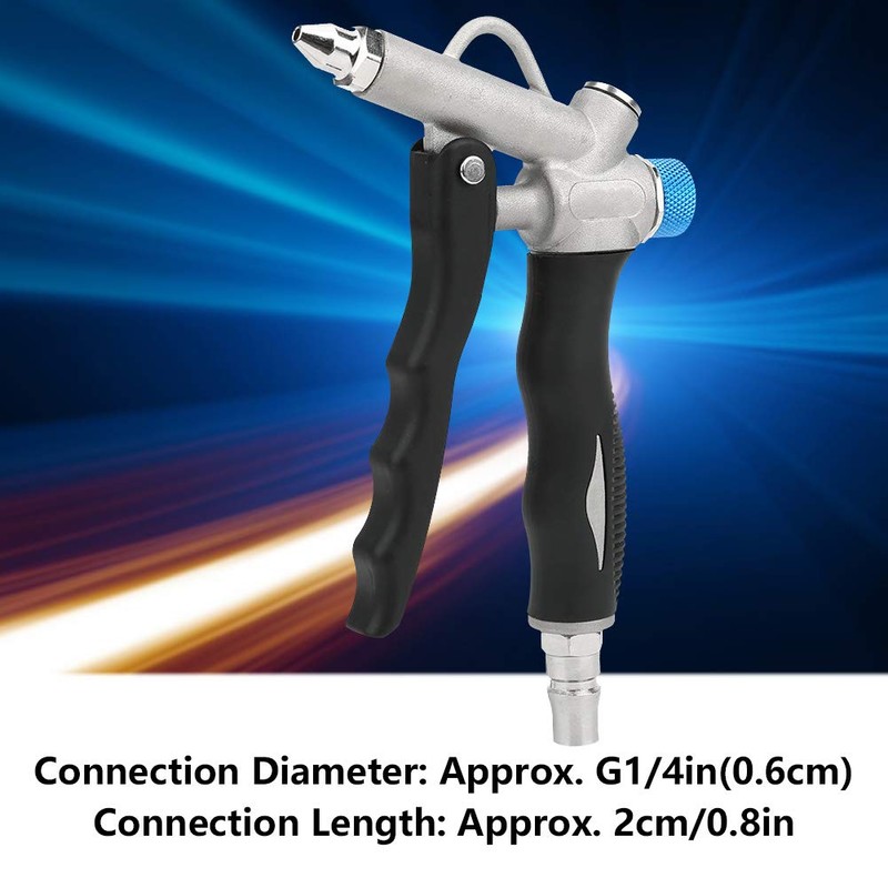 Air Blow Gun, G1/4in Industrial Dust Cleaning Air Blower Gun