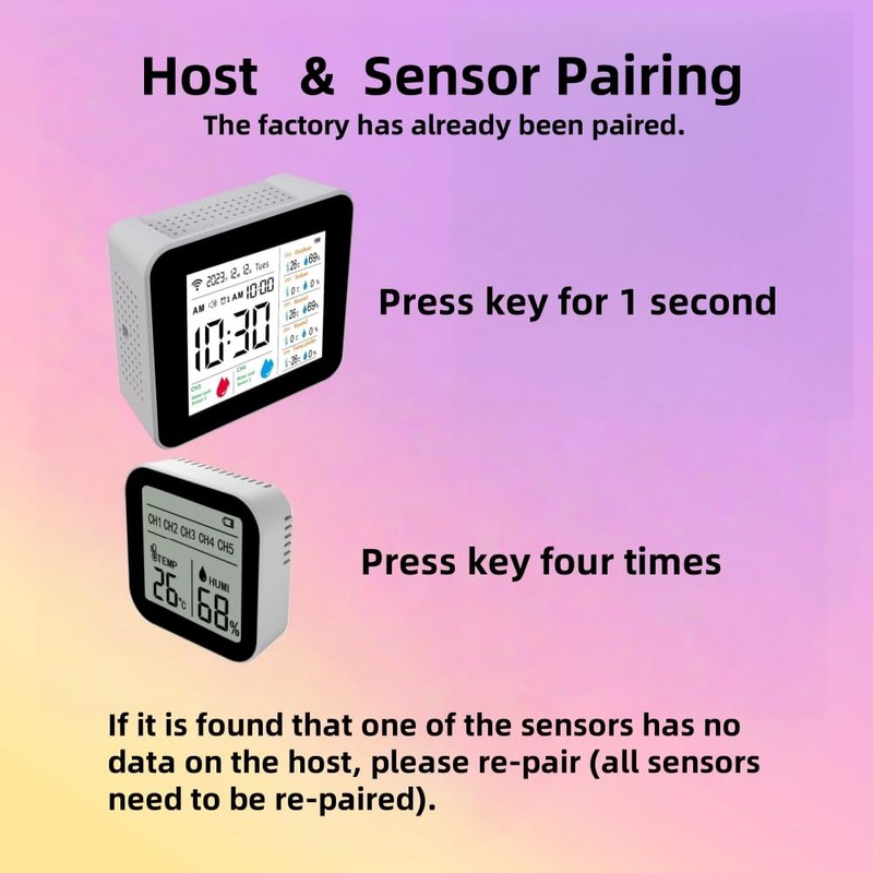 Weather Stations Wireless Indoor Outdoor Thermometer & Smart WiFi with