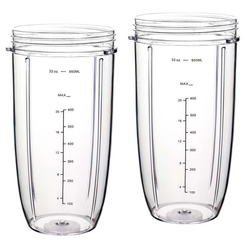 Replacement Cups for Nutribullet Blender N12-1001, NBR-0601, NBR-0801, NBR-1201, NB9-0901,