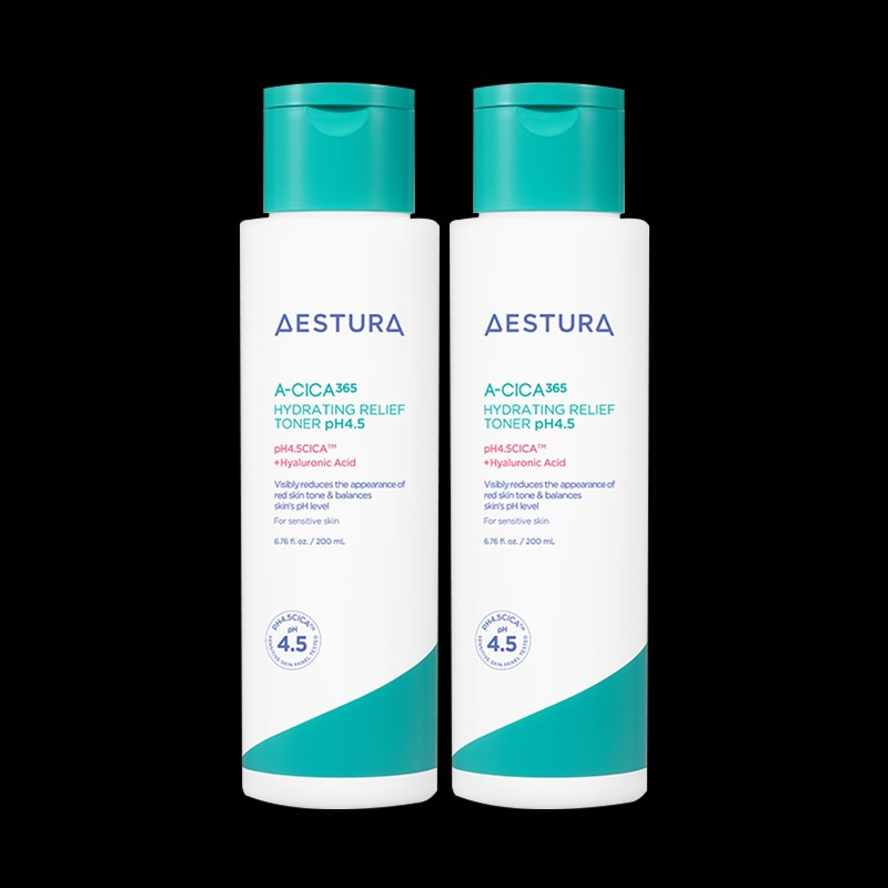 Astra [에스트라][더블]에이시카365 수분토너pH4.5 200ml*2EA [Astra][Double] Aesthetic 365 Hydrating Toner pH