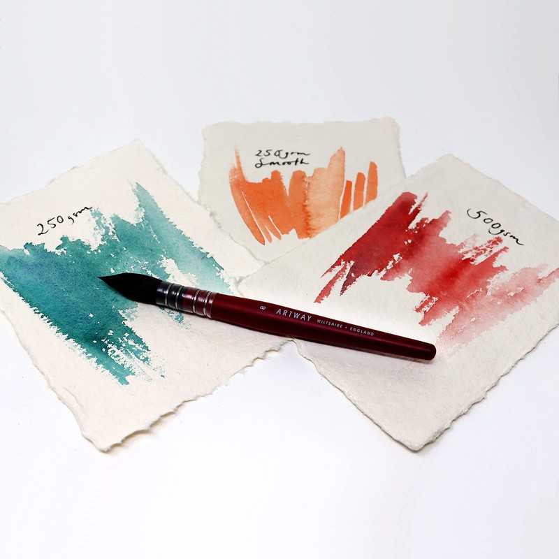 Artway Indigo Handmade 100% Cotton-Rag Paper Packs - 250gsm Mid