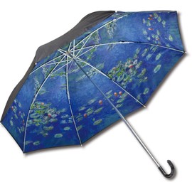 Upower Famous Painting Folding Umbrella, Rain or Shine, Monet "Water Lilies II"