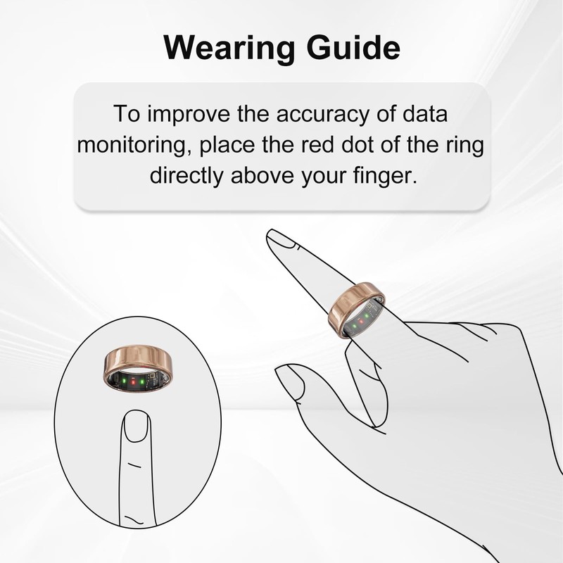 Smart Health Ring for Men/ Women – Fitness Tracker with