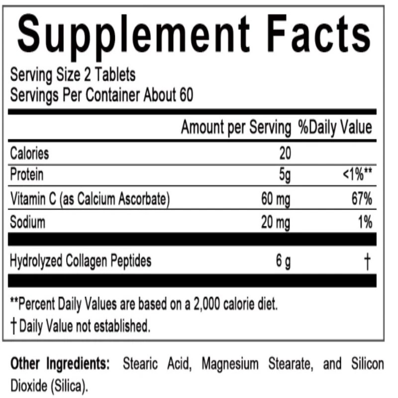 Bcuelov Collagen + Vitamin C - Maintains a healthy immune